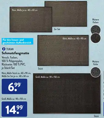 Aldi Süd Tukan Schmutzfangmatte Angebot