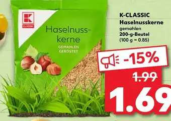 Kaufland K Classic Haselnusskerne 200 g Beutel Angebot