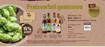 Denns BioMarkt Riedenburger Bier Angebot