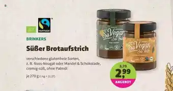 Denns BioMarkt Brinkers Süßer Brotaufstrich Angebot