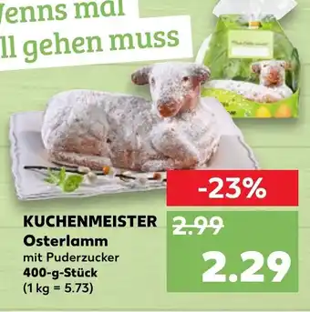 Kaufland Kuchenmeister Osterlamm 400 g Angebot