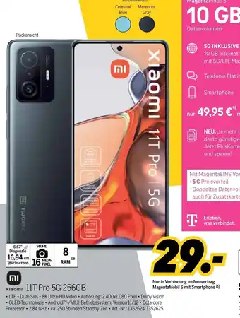 MEDIMAX Xiaomi 11T Pro 5G 256GB Angebot