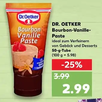 Kaufland Dr. Oetker Bourbon Vanille Paste 50 g Tube Angebot