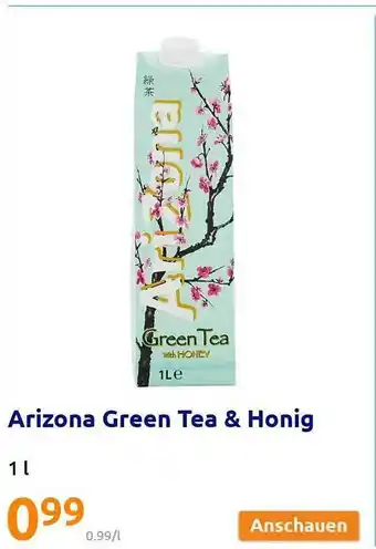 Action Arizona Green Tea & Honig Angebot