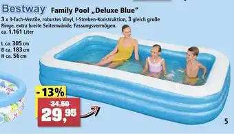 Thomas Philipps Bestway Family Pool ,,Deluxe Blue" Angebot