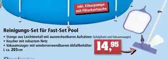 Thomas Philipps Reinigungs Set für Fast Set Pool Angebot