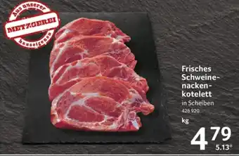 Selgros Frisches Schweinenackenkotelett in Scheiben Angebot