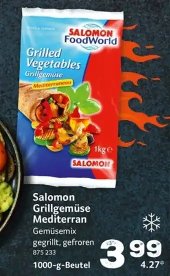 Selgros Salomon Grillgemüse Mediterran 1000 g Beutel Angebot