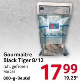 Selgros Gourmaitre Black Tiger 8/12, 800 g Beutel Angebot