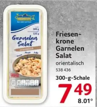 Selgros Friesenkrone Garnelen Salat 300 g Schale Angebot