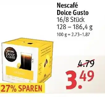 Rossmann Nescafé Dolce Gusto 128-186,4g Angebot