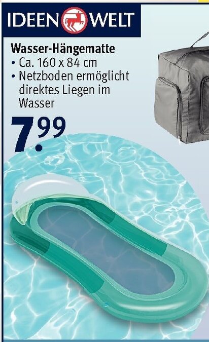 Ideen Welt Wasser Hängematte Angebot bei Rossmann