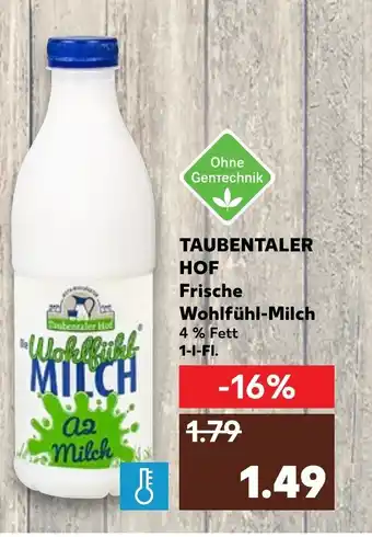 Kaufland Taubentaler Hof Frische Wahlfühl Milch Angebot