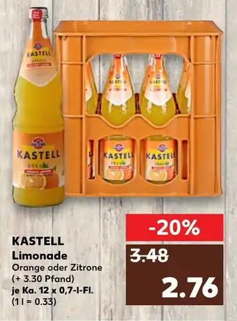 Kaufland Kastell Limonade Angebot