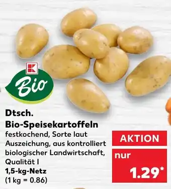 Kaufland Dtsch. Bio Speisekartoffeln 1,5 kg Angebot