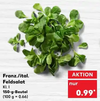 Kaufland Franz./ital. Feldsalat 150 g beutel Angebot