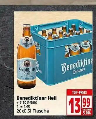 Elli Markt Benediktiner Hell Angebot