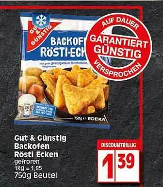 Elli Markt Gut & Günstig Backofen Rösti Ecken Angebot