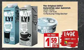 Elli Markt The Original Oatly Haferdrink Oder Aufstrich Angebot