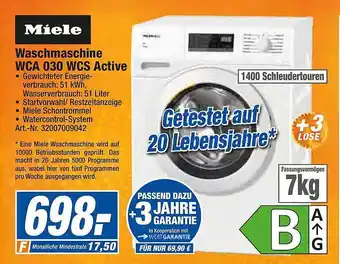 expert Techno Land Miele Waschmaschine Wca 030 Wcs Active Angebot