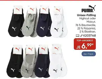 Galeria Puma Unisex-füßling Angebot