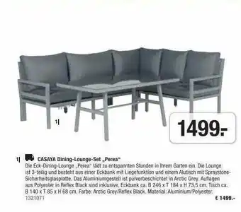 Hagebau Casaya Dining-lounge-set „perea“ Angebot