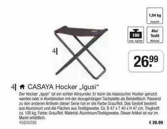 Hagebau Casaya Hocker „igusi“ Angebot