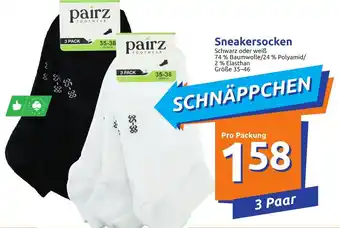 Action Sneakersocken 3 Paar Größe 35-46 Angebot