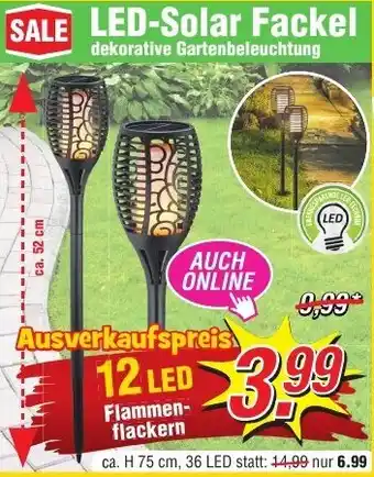 Wiglo Wunderland LED Solar Fackel Angebot