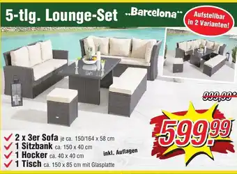 Wiglo Wunderland 5-tlg. Lounge Set ,,Barcelona" Angebot