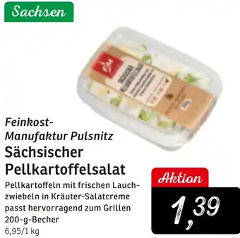 KONSUM Feinkost Manufaktur Pulsnitz Sächsischer Pellkartoffelsalat 200 g Becher Angebot