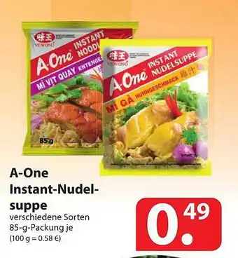 Famila Nord Ost A-One Instant-Nudel-suppe Angebot