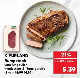 Kaufland K Purland Rumpsteak Angebot