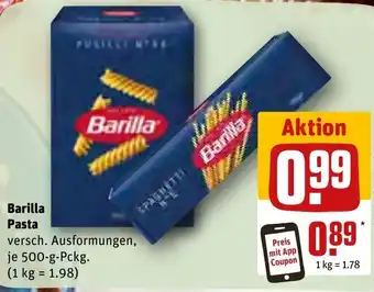 REWE Barilla Pasta 500 g Pckg. Angebot