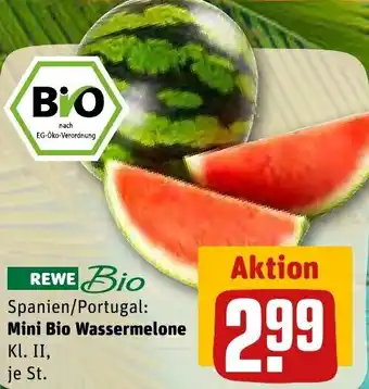 REWE Mini Bio Wassermelone Angebot