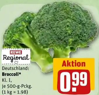 REWE Broccoli 500 g Pckg. Angebot