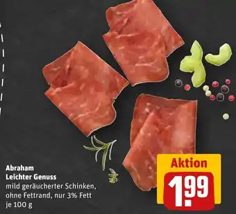 REWE Abraham Leichter Genuss 100 g Angebot