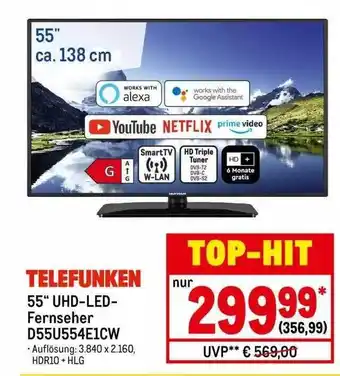 METRO Telefunken 55 Angebot