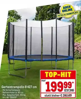 METRO Gartentrampolin ø 427 Cm Angebot