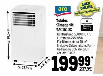 METRO Aro Mobiles Klimagerät Mac1510c Angebot