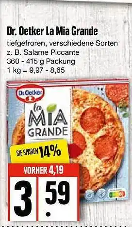 Edeka Dr. Oetker La Mia Grande Angebot