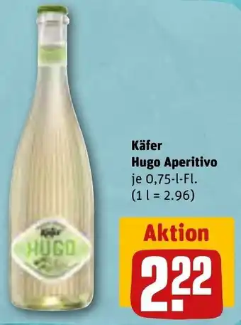 REWE Käfer Hugo Aperitivo 0,75 L-Fl. Angebot