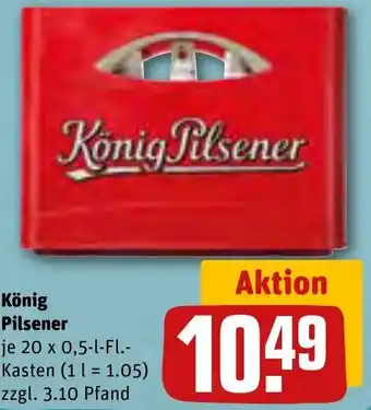 REWE König Pilsener 20x0,5 L-Fl. Angebot