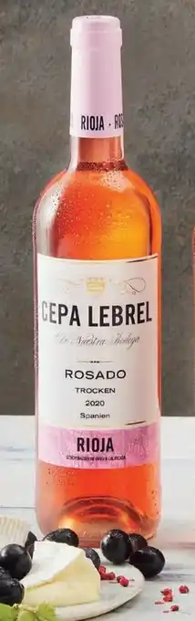 Lidl Cepa Lebrel Rioja DOC Rosado, Roséwein, trocken 3x0,75 L Angebot