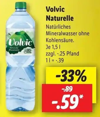 Lidl Volvic Naturelle 1,5 L Angebot