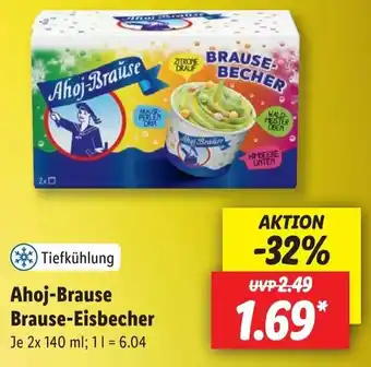 Lidl Ahoj-Brause Brause-Eisbecher 2x140 ml Angebot