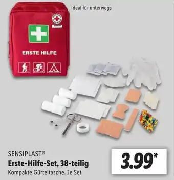 Lidl Sensiplast Erste Hilfe Set, 38-teilig Angebot