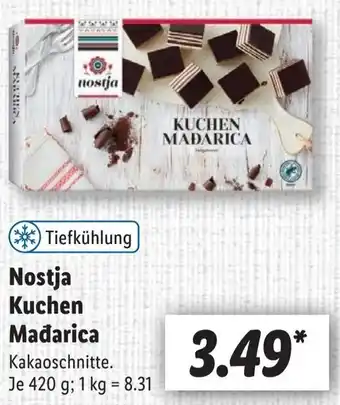 Lidl Nostja Kuchen Madarica 420 g Angebot