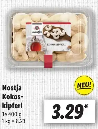 Lidl Nostja Kokoskipferl 400 g Angebot