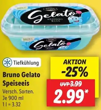 Lidl Bruno Gelato Speiseeis 900 ml Angebot